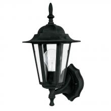  9825BK - 1 Light Outdoor Wall Lantern