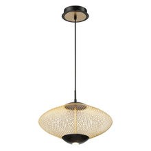  37106-010 - Park, Pendant, LED, Sml, Gold/blk