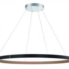  43898-015 - Verdura 1 Light Chandelier in Black + Brown