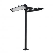  EF6108PMDB - Eurofase EF6108PMDB 61 Inch 8ft Black Pole Mount With Double Crossbar