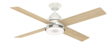  59413 - Casablanca 54 inch Daphne Fresh White Ceiling Fan with LED Light Kit and Wall Control