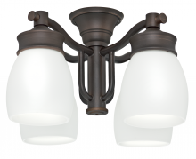  99090 - Casablanca Outdoor Four-Light Brushed Cocoa Fixture