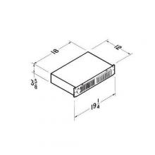  114 - Kickspace Heater, White,  1500W 240VAC, 750/1500 W 120 VAC, Without Built-in Thermostat.