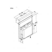  273601C - 36 in., Downdraft, White, Internal/External Blower, 900 CFM.