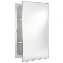  401ADJ - Basic Styleline, Recessed, 16 in. Wx 20 in.H, Premium float glass mirror.