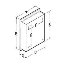  422SM - Basic Styleline, Surface Mount, 14 in.W x 20 in.H,  Premium float glass Mirror.