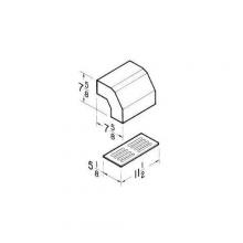  430 - Short Eave Elbow for 3-1/4 in. x 10 in. duct.