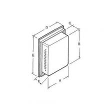  470FS - Basic Styleline, Recessed, 16 in.W x 26 in.H, Stainless Steel trim mirror.