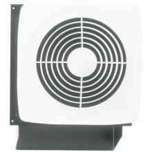  508 - 10 in., Through Wall Ventilation  Fan, White Square Plastic Grille, 270 CFM.