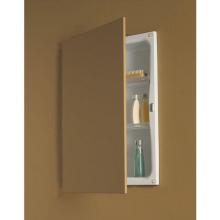  622 - Basic Hideaway, Recessed, 16-1/4 in.W x 21-1/2H, Frameless Medicine Cabinet.