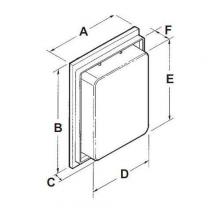  624 - Basic Styleline, Recessed,  16 in.W x 26 in.H,  Miedicine Cabinet, Stainless Trim.