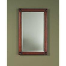  850C - Soho, Recessed, 17-3/16 in.W x 27-7/16 in.H,Cherry frame, Beveled Mirrored Single Door.