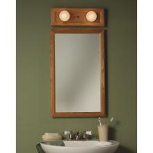  8773 - Grant,  Recessed,16-14 in.W x 22 in.H,Honey Oak, Framed Mirror.