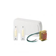  BK125LWH - Chime, 2 lighted pushbutton, 1 std. transformer.