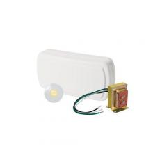  BK131LWH - Chime, 1 lighted stucco pushbutton in white, 1 std. transformer.