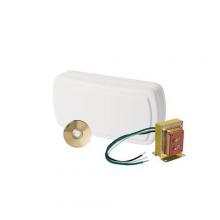  BK131NBPB - Chime, 1 unlighted stucco pushbutton in polished brass, 1 std. transformer