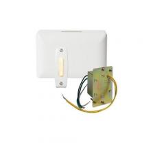  BK140LWH - Chime, 1 lighted pushbutton, 1 j-box transformer.