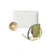  BK140SLPB - Chime, 1 lighted stucco pushbutton in polished brass, 1 j-box transformer.