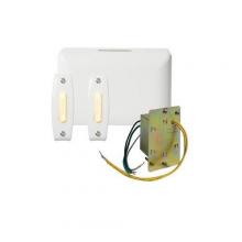  BK142LWH - Chime, 2 lighted pushbutton, 1 j-box transformer.