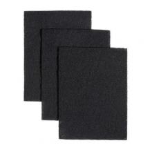  BP58 - Replacement Charcoal Filter Pack. Each pack contains three 7-3/4 in. x 10-1/2 in. pads. Master pack 