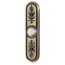  PB64LAB - Door Chime Pushbutton, lighted in antique brass