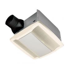  QTRN080L - Ultra Silent Series, Fan/Light, 100W Incandescent Lighting, 4W Night Light, 80 CFM.