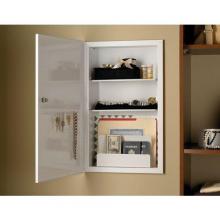  RSC2000N - Deluxe security cabinet , Recessed, 15-3/4 in.W x 26 in.H,24 in.  with keyed lock, key/jewelry rack,