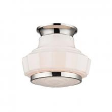  3809F-PN - 1 LIGHT SEMI FLUSH