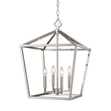  3244-SN - 4-Light Pendant light Satin Nickel