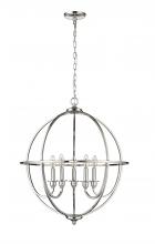  12305-PN - Artemis 5-Light Chandelier Ceiling Light Polished Nickel