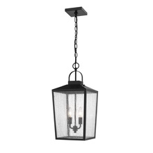  2655-PBK - Devens 2-Light Outdoor Hanging Lantern Powder Coated Black