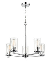  2715-CH - Verlana 5-Light Chandelier Ceiling Light Chrome