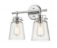  4412-CH - Amberose 2-Light Vanity Chrome