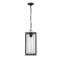  4562-PBK - Wheatland 1-Light Outdoor Hanging Lantern Powder Coated Black