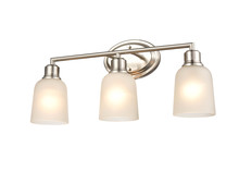  2803-BN - Amberle 3-Light Vanity Brushed Nickel