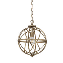  2281-VG - Lakewood 1-Light Pendant light Vintage Gold