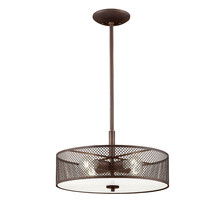  7364-RBZ - Akron 4-Light Pendant light Rubbed Bronze