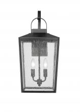  42653-PBK - Devens 2-Light Outdoor Wall Sconce Powder Coated Black