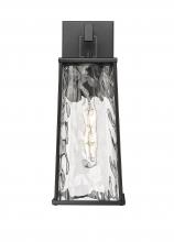  10601-PBK - Dutton 1-Light Outdoor Wall Sconce Powder Coated Black