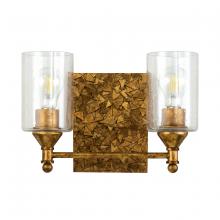  BB1158G-2 - Mosaic 2-Light Vanity Light In Gold