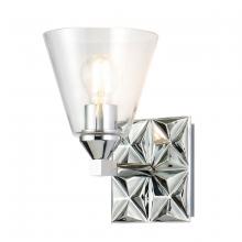  BB1302PC-1 - Alpha 1 Light Wall Sconce With Glass