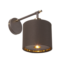  EL/BALANCE1B - Modern Balance Brown and Polished Brass Sconce