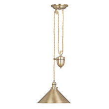  EL/PV/PAB - Provence Rise & Fall Pendant Aged Brass