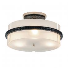  FM91598PC-16 - Mazant 3 Light Semi Flush in Black and Chrome