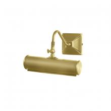  PL1-10 AB - Leo 1 Light Small Picture Light in Aged Brass