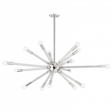  H256815-PN - 15 Light Chandelier