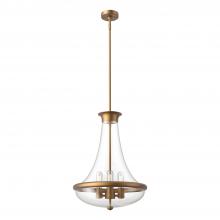  PD464018AG - Marcel 18-in Aged Gold 4 Lights Pendant