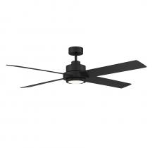  M2011MBKRV - 56" LED Ceiling Fan in Matte Black