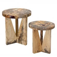  25496 - Nadette Natural Nesting Tables, S/2