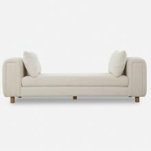  23836 - Uttermost Repose Oversized Ivory Bench